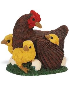 249329 Bantam Hen with Nest