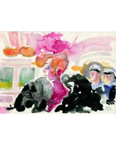 Moulinsart Corto Maltese 31001115 Carte postale Marina Seminova 17,5x12,5cm