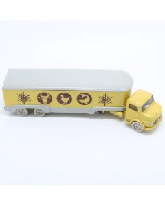 Lego 1964 - 657 Mercedes Long Covered Van 1:87 - Interfrigo Animali - Giallo