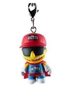 Kidrobot Vinyl Mini Figure - Simpsons Keychain Crap-Tacular – Duffman 3/48