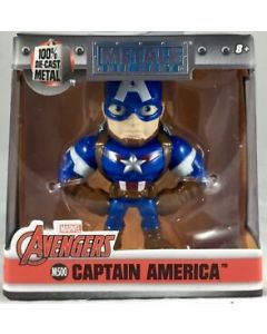 Jada Oval Metals Die Cast - Marvel Avengers 2,5" - M500 Captain America