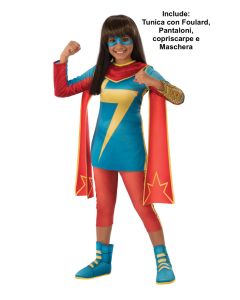 Costume Carnevale Rubies - Marvel Rising Ms. Marvel Children L 8-10 Anos