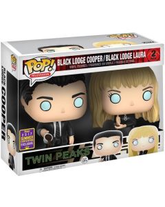 Pop Television Twin Peaks 2 Pack Balck Lodge Cooper Laura SDCC 2017 Exclusive