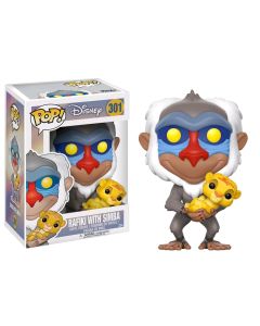 Funko Pop Disney 301 The Lion King 20095 Rafiki with Simba SCATOLA ROVINATA