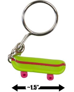Kidrobot Vinyl Mini Figure - Simpsons Woo Hoo! 25 Years Keychains -  Skateboard