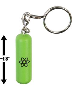 Kidrobot Vinyl Mini Figure - Simpsons Woo Hoo! 25 Years Keychains -  Radiation Cannister