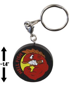 Kidrobot Vinyl Mini Figure - Simpsons Woo Hoo! 25 Years Keychains - Flying Hell Fish