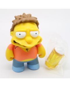 Kidrobot Vinyl Mini Series Figure - The Simpsons Moe's Tavern Burping Barney 3/48