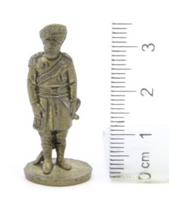 Ferrero Kinder Ü-Ei Soldatini Metallfiguren Britisch-Indien - H45 35mm Messing