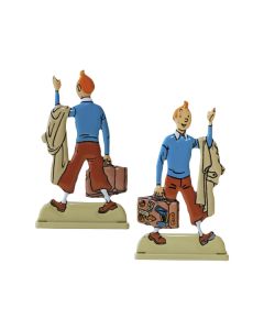 Tintin Figurines en Alliage en relief 29224 TINTIN À LA VALISE