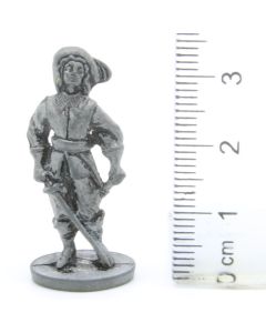 Ferrero Kinder Ü-Ei Soldatini Metallfiguren Musketiere - E29 35mm Eisen