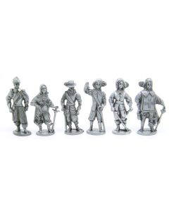 Ferrero Kinder Ü-Ei Soldatini Metallfiguren Musketiere - SAT 40mm Eisen