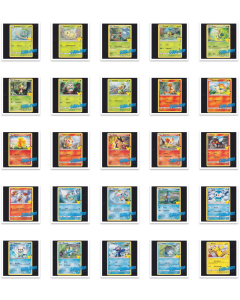 2021 Pokemon Mcdonald's 25th Anniversary ITA Serie completa Normale NON HOLO