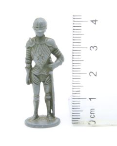 Ferrero Kinder Ü-Ei Soldatini Metallfiguren Ritter - 4 40mm Eisen Green