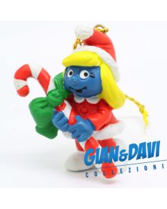 The Smurfs Schleich 5.1912 Smurfette with Candy Cane PO82 (B)
