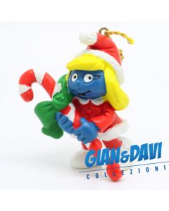 The Smurfs Schleich 5.1912 Smurfette with Candy Cane PO82 (C)