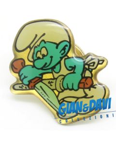 SM_PIN_M Ter Beke 1992 - Smurf with Knifes