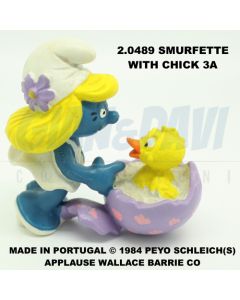 2.0489 20489 Smurfette with Chick Smurf Puffo Puffetta con Pulcino 3A