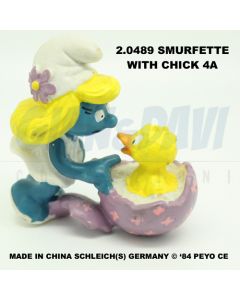 2.0489 20489 Smurfette with Chick Smurf Puffo Puffetta con Pulcino 4A