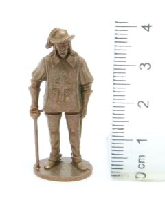 Ü-Ei-MF Soldaten 14 - 16 Jahrhundert - 4 Kupfer Dark Opaque