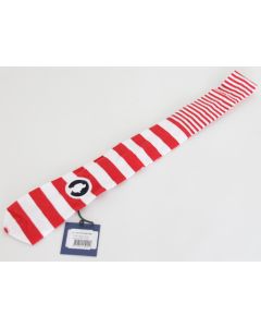 Tintin Striped Necktie 81-279-045-000 Oscar Red White