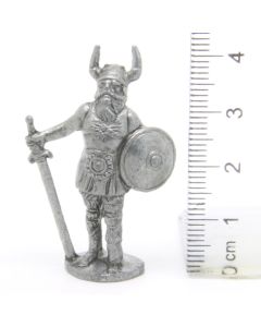 Ferrero Kinder Ü-Ei Soldatini Metallfiguren Vikinger - 4 40mm Eisen Light