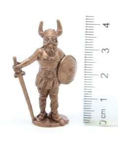 Ferrero Kinder Ü-Ei Soldatini Metallfiguren Vikinger - 4 40mm Kupfer