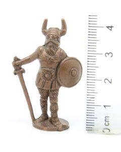 Ferrero Kinder Ü-Ei Soldatini Metallfiguren Vikinger - 4 40mm Kupfer Dark