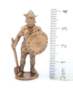 Ferrero Kinder Ü-Ei Soldatini Metallfiguren Vikinger - 5 40mm Kupfer
