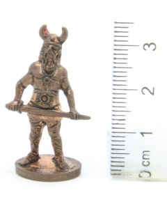 Ferrero Kinder Ü-Ei Soldatini Metallfiguren Vikinger - A2 35mm Kupfer