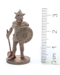 Ferrero Kinder Ü-Ei Soldatini Metallfiguren Vikinger - A5 35mm Kupfer