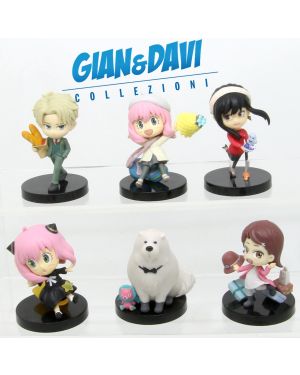 Spy X Family Jazwares Total Anime - Serie completa 6 Personaggi